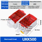【UKK】Single - Pole Track - Type Junction Box | 80A - 500A Spliceable Multi - Output Terminal Blocks | Universal Power Connector