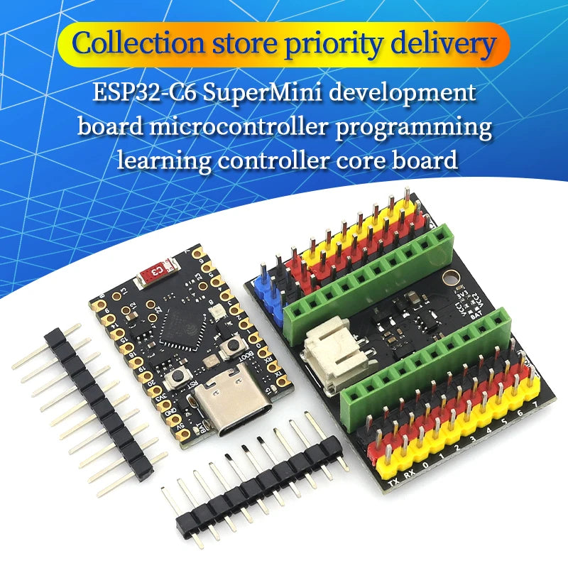 MINI ESP32-C6 SuperMini Development Board Microcontroller Programming Learning Controller Core Board