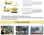 120/315/1000pcs Male and female cable box, insulated cable, male connector, 2.8/6.3mm electric crimping terminal shovel kit