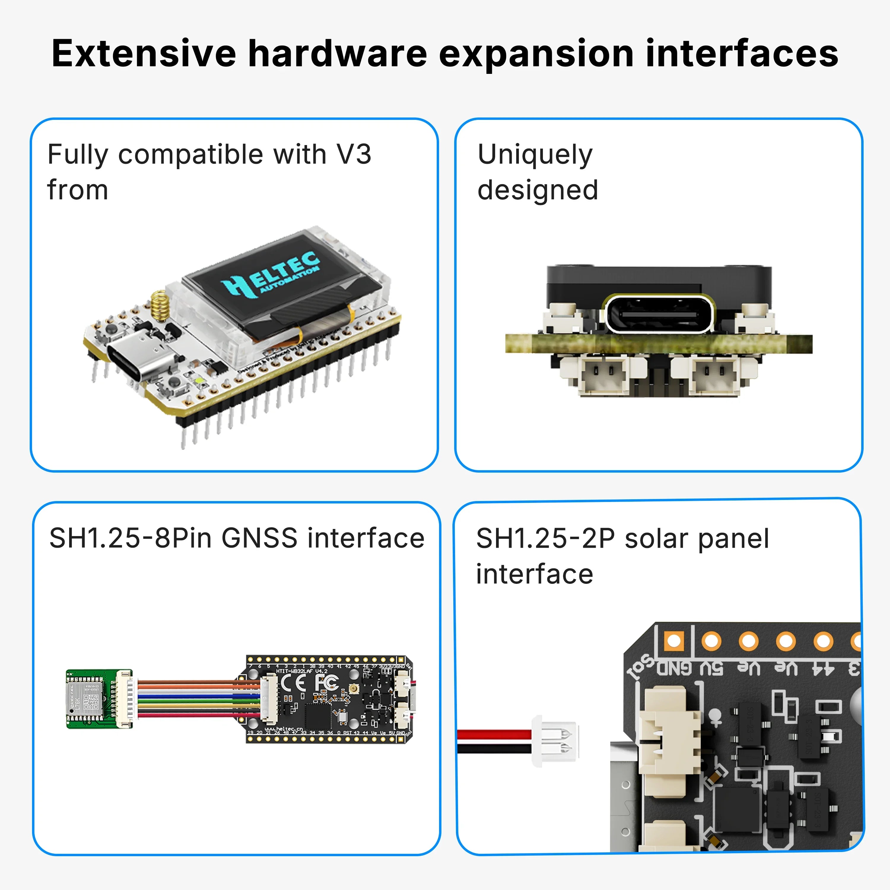 Heltec WiFi LoRa 32 V4 Meshtastic Mesh Network Arduino Dev-Board LoRaWAN SX1262 ESP32-S3 OLED BLE