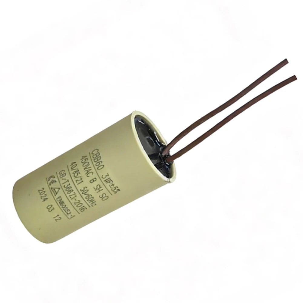CBB60 Capacitor For Circulating Water Pump Hanging Fireplace 2.5uF Capacitor For Air Compressors Pressure Washers