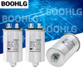 CBB65 Air Conditioner Capacitor Bottom with Screw 5UF 10UF 15UF 20UF 25UF 30UF 35UF 40UF 50UF 60UF 70UF 80UF 100UF 450V Screw