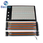 Dupont Wire Kit Breadboard ZY-204 Solderless Breadboard Protoboard Cable Breadboard Set Male To Male Dupont Line Cable DIY KIT