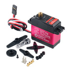 25KG Digital Servo Full Metal Gear IP66 Waterproof for 1:8 1:10 1:12 RC Car Crawler Robot 180/270 Degree High Precision