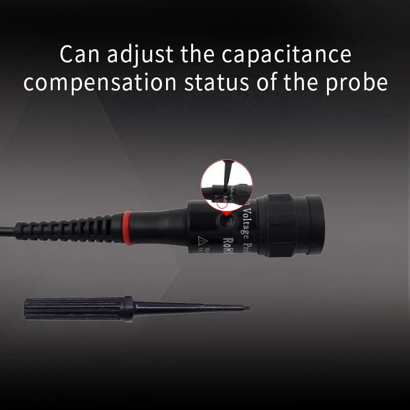 P2060 BNC Oscilloscope Probes Kit with Switchable 1X/10X Test Clips - High Precision Measurement