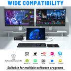 1080P 90FPS Global Shutter USB Camera, High Speed Web Camera with M12 No Distortion Lens, Plug Play for Machine Vision Security