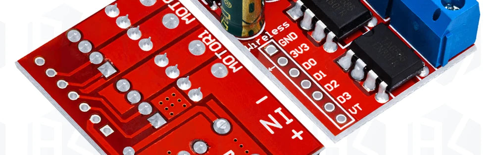 H Bridge Remote Control 5A 3V-14V Dual DC Motor Drive Module Voltage Reverse PWM Speed Regulation Double Super L298N 5AD