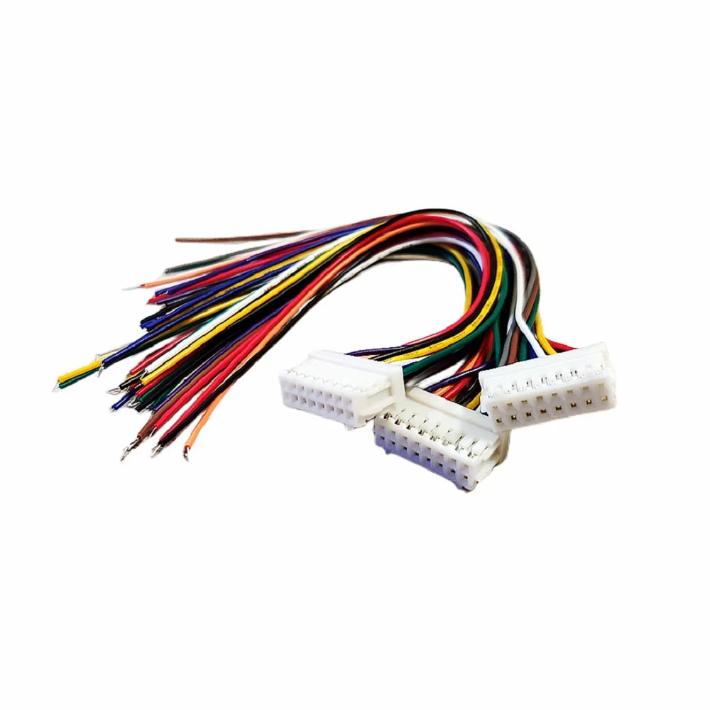 10Sets XHD2.54mm Single Female Housing 20cm Wire Connector Dual 2x2-8P Replace HRS DF1B with Straight/Right Angle Male Pin Wafer