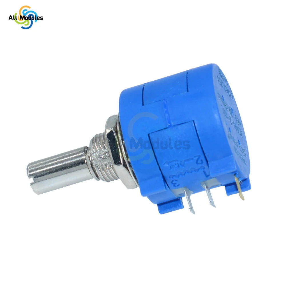 3590S Multiturn Potentiometer 500 1K 2K 5K 10K 20K 50K 100K Ohm Wirewound Potentiometer Adjustable Resistor 3590 102 202 502 103