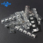 60pcs Socket Connector 5Pin Micro USB Socket Connectors Assortment Set 12 Models SMD DIP Electronics Kit