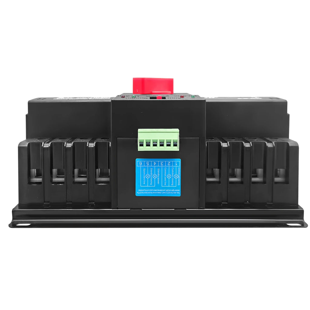 TOMZN TOQ3 Built-in Circuit Breaker Short-circuit Protection Overload Protection 2 Input 2/1 Output 2P 4P 63A 125A Night Light