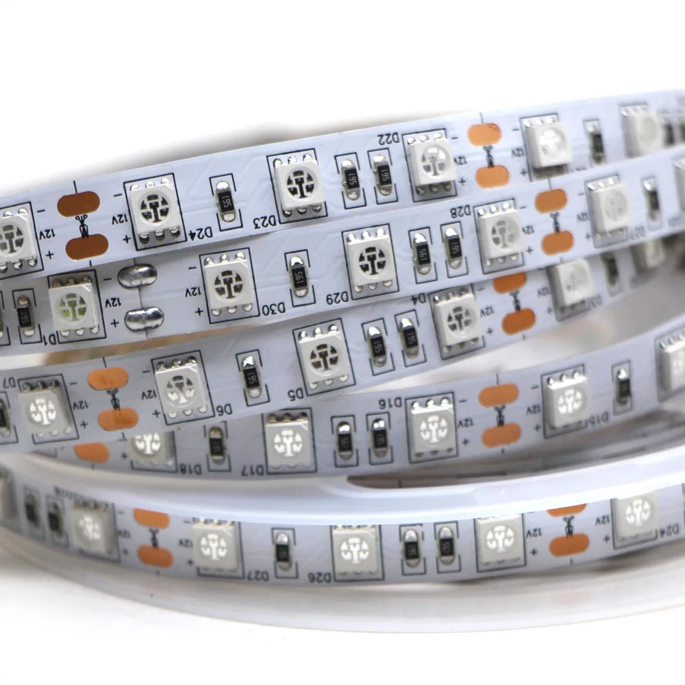 SMD 3528 5050 InfraRed IR LED Strip Light 850nm 940nm Flexible 60LEDs/M Lamp Tape For Security Monitoring Physiotherapy DC 12V