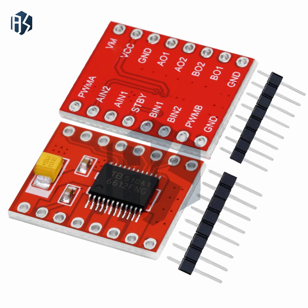 TB6612FNG Dual Motor Driver - 1A Motor Control Module for Arduino Microcontroller, Superior to L298N