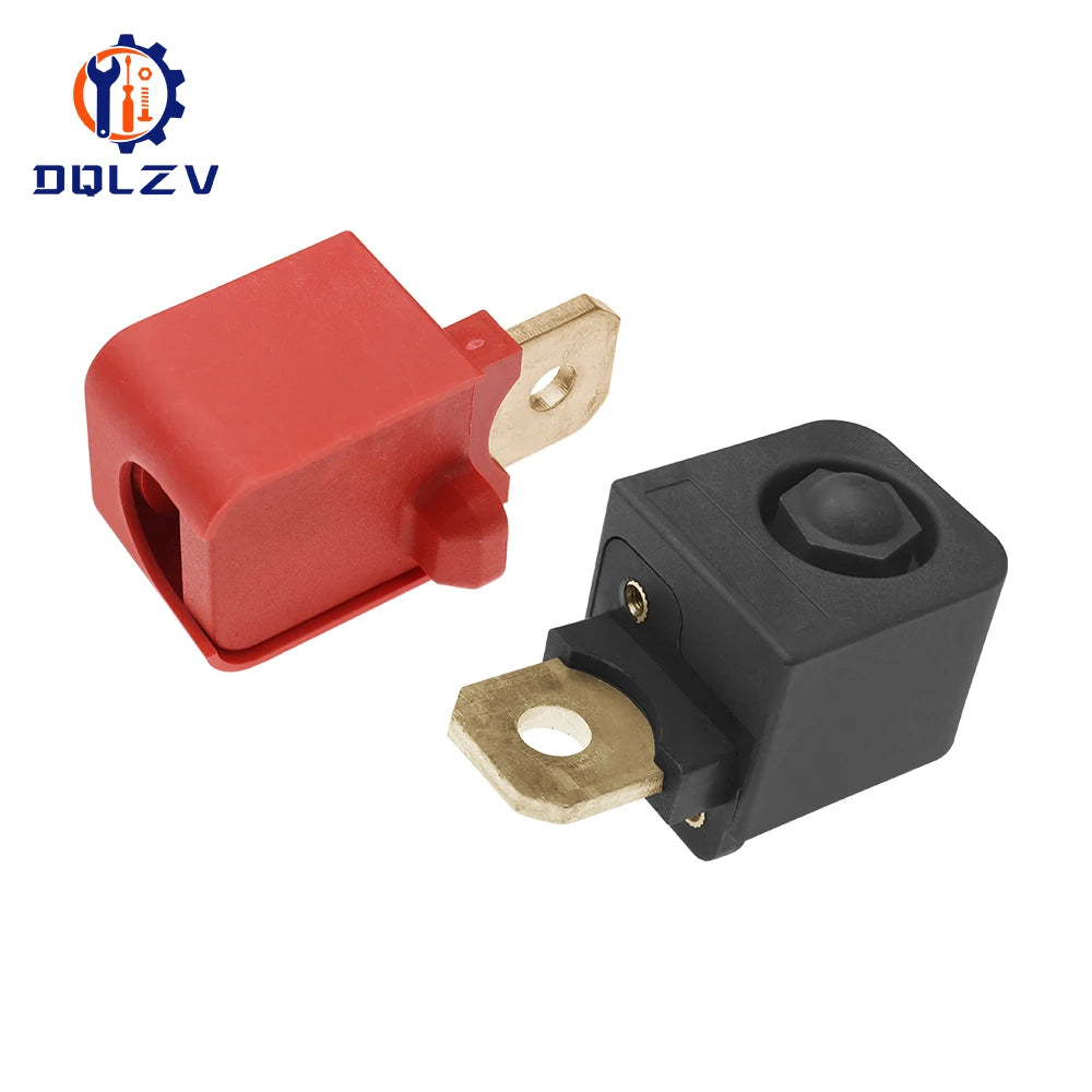M6/M8 high current 300A power terminals square red/black for lithium battery inverter solar power terminals connectors
