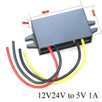 DC 12V 24V to 5V 12V to 5V 1A 3A 5A 8A 10A 5 Volts Voltage Reducer Step-down Module Power Converter Buck Voltage Converter