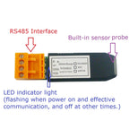 PLC Touch Panel Modbus RTU Sensor Built-in DS18B20/NTC/AHT20 Temp & Humidity Monitor