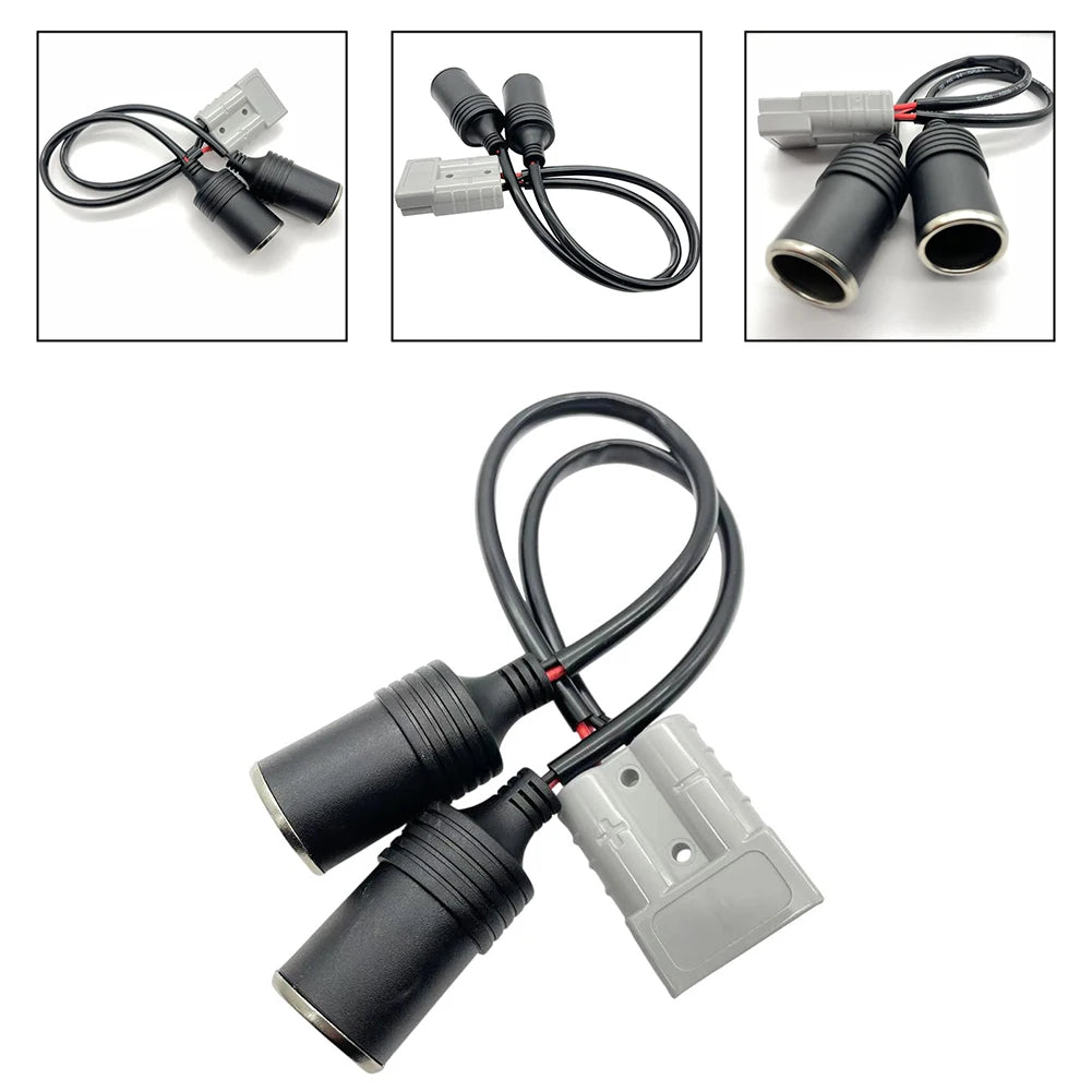 Robust For Anderson Connector 50Amp to 16A Female Socket Adapter for Powering Vehicle For Refrigerators and Compressors