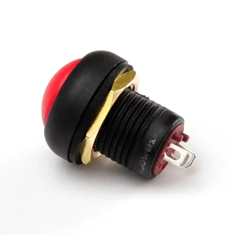 Latching Self-Locking IP67 Waterproof 12mm Electrical Metal Button Switch 12mm