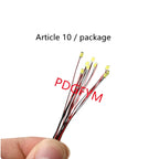 10pcs/Lot 0805 SMD Lamp Wired Micro Led Pre-soldered Micro Litz Wired Chip 30cm 3V Railway Model Gundam Scenes