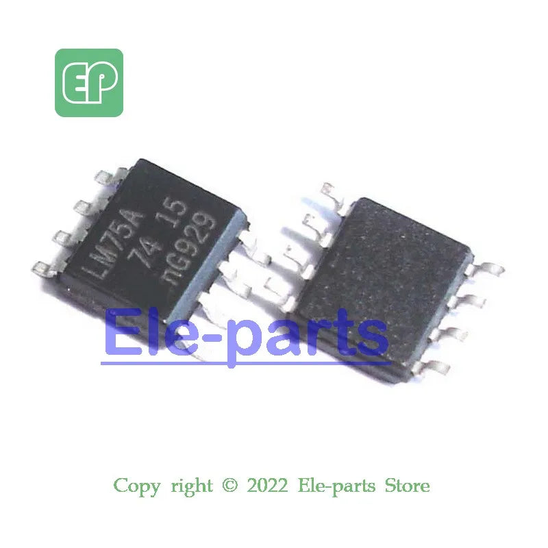 10 PCS LM75AD SOP-8 LM75A LM75 Digital Temperature Sensor And Thermal Watchdog Chip IC