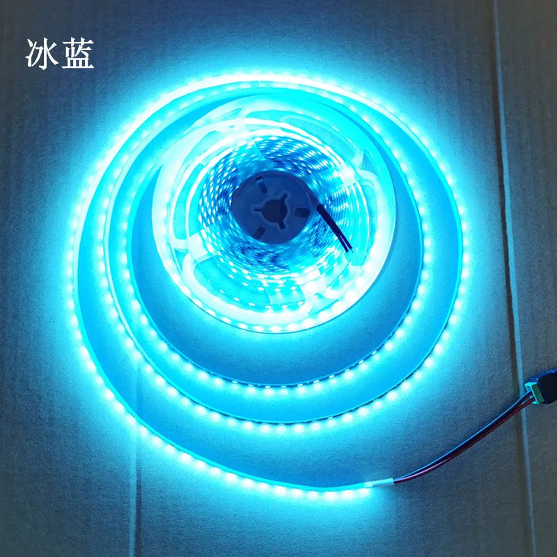 12V LED Strip 2835 8mm 5m IP20 Non Waterproof 120LEDs/m Blue/Red/Green/White /Warm White/Yellow/Pink/Natural White/Ice blue
