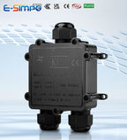 IP68 Y-Shape Underwater Waterproof  3Way 1IN2OUT 4-14mm Power Cord External LED Outdoor Light Lamp Wire Junction Box Connector