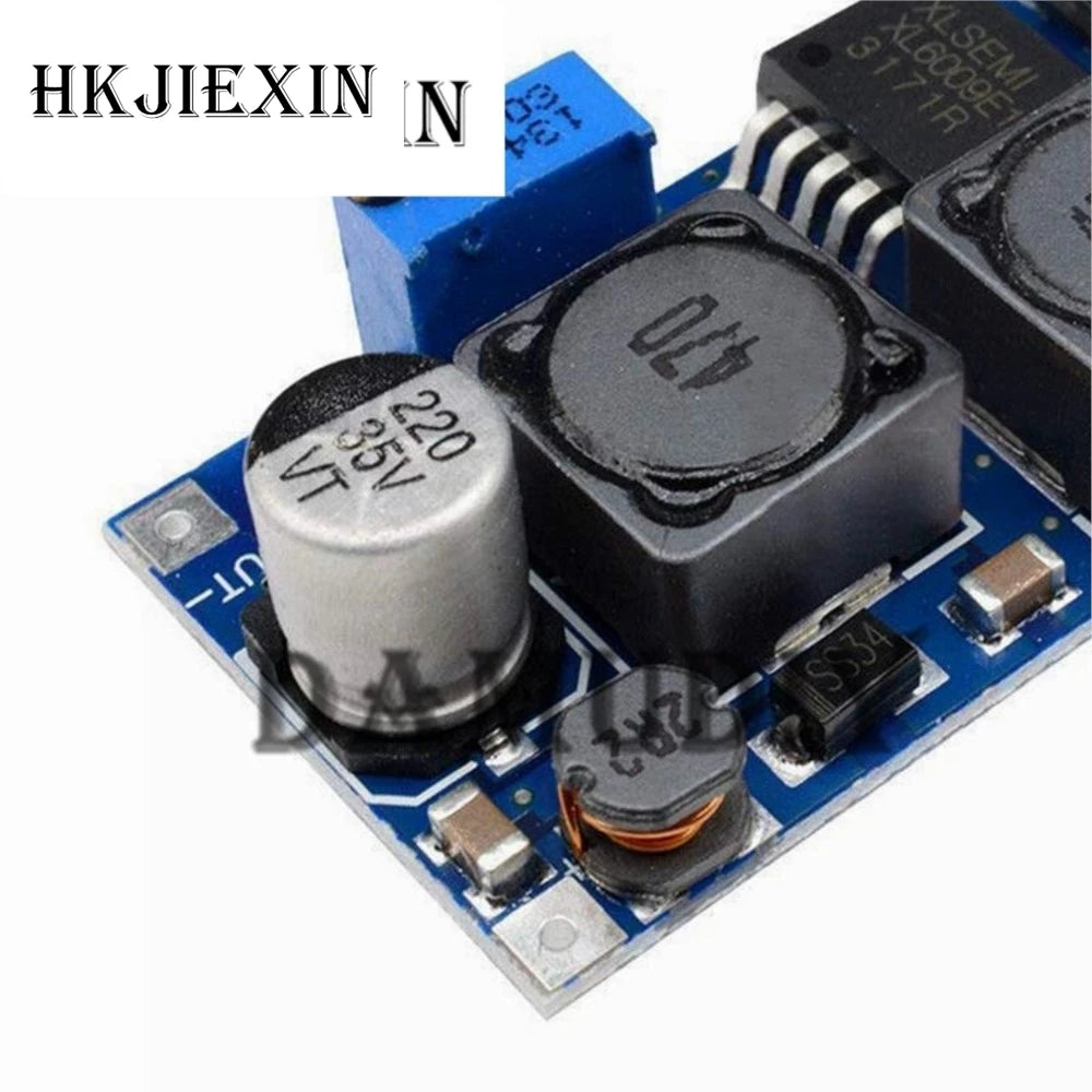 JX 10pcs/5pcs XL6009 Boost Buck DC-DC adjustable step up down Converter XL6009 Module Solar Voltage