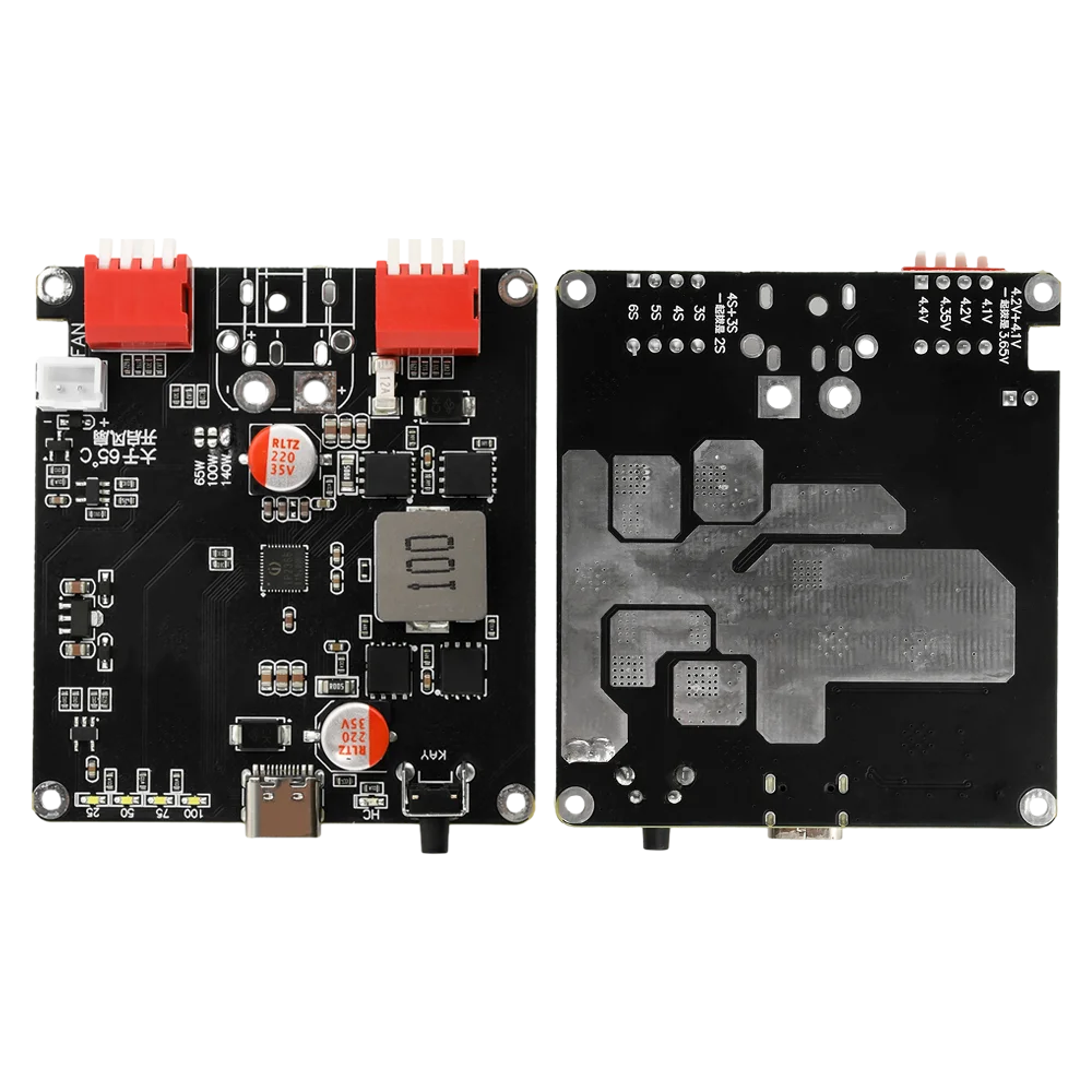 2S 3S 4S 5S 6S BMS Charger Module 140W Bidirectional Fast Charger Module IP2366 Lithium Battery Charging Board USB to DC