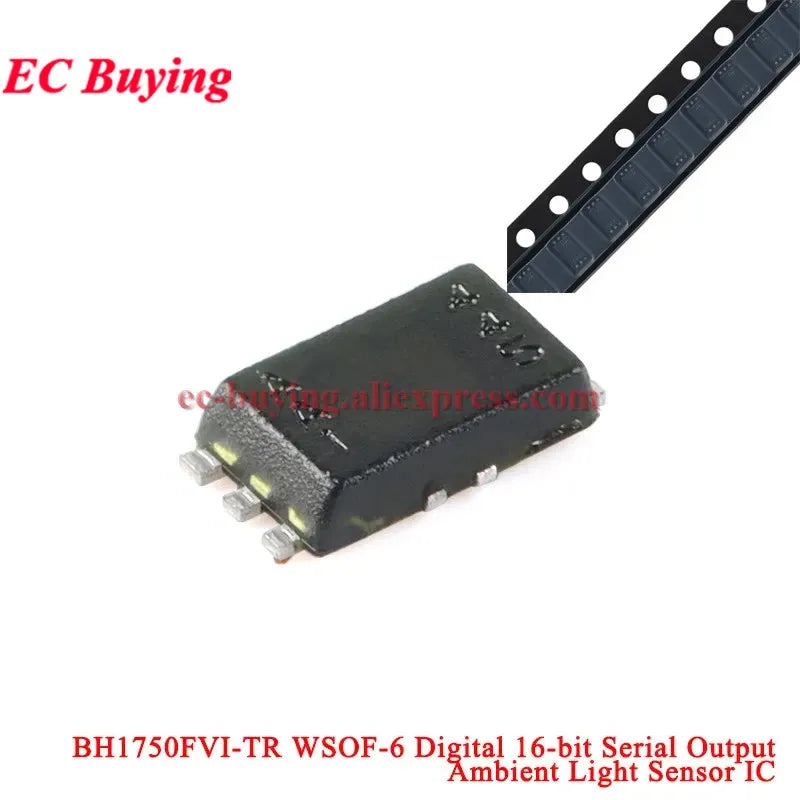 20Pcs/1pc GY-302 GY-30 BH1750 BH1750FVI Light Intensity Illumination Module Digital Ambient Optical Sensor Module for Arduino