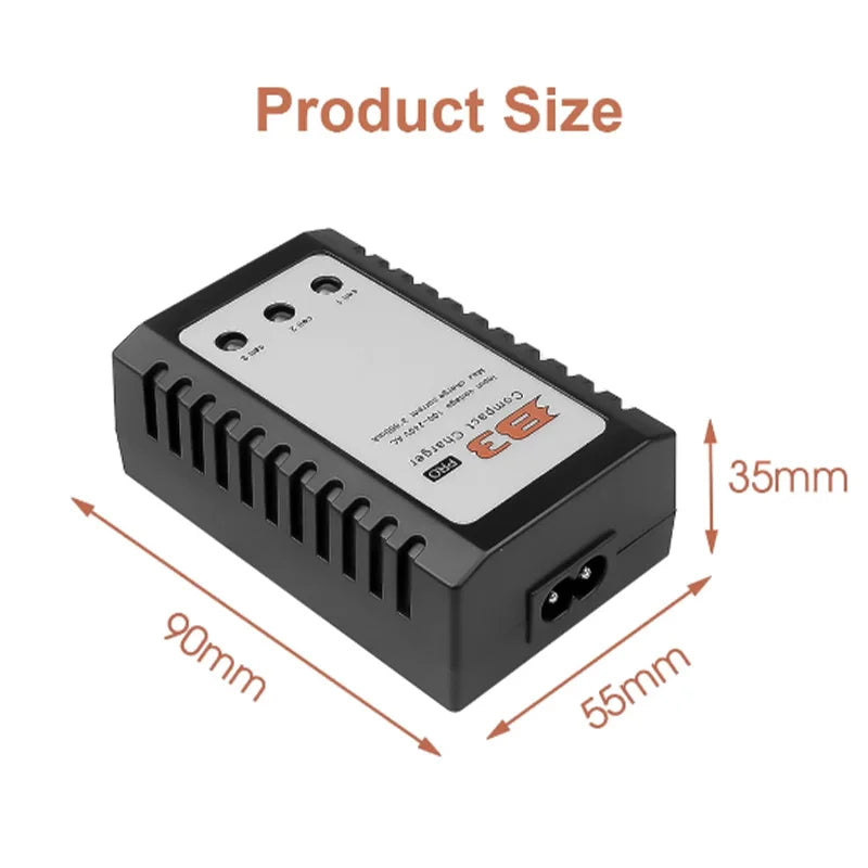 B3 Balanced Battery Charger for B3pro Compact 2S 3S Lipo Lithium Power Supply Universal EU/US Plug RC Helicopter Accessory