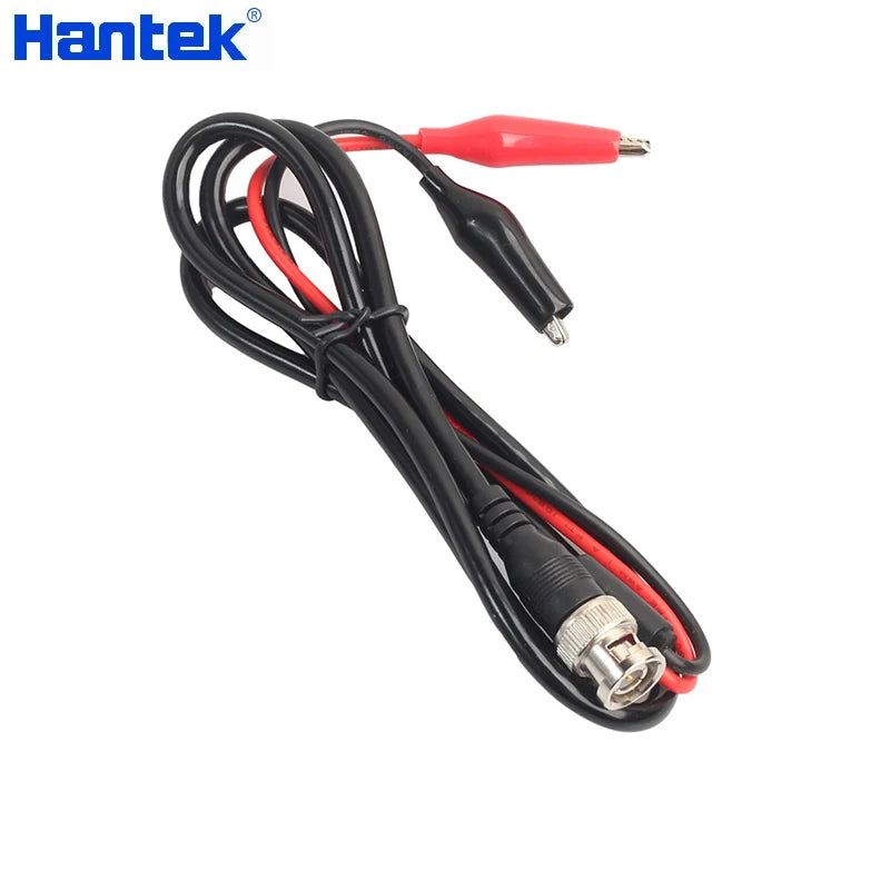 Digital Oscilloscope BNC Probe Test Leads Coaxial Q9 Male Plug to Dual Alligator Crocodile Clip Test Line Cable HT324