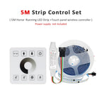 20M 15M 5M 10M Running Water Flowing LED Strip Light DC24 WS2811 SMD2835 Horse Race Pixel Addressable Flexible Linear Lamp Set
