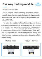 5-way Black And White Line Identification Sensor Module Tracking Intelligent Car Infrared Sensor Tcrt5000