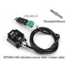 WitMotion WTVB01-485 IPX8 Vibration Sensor 3axis (XYZ) Modbus Vibration Analyzer Displacement(Acceleration +Speed+Amplitude)