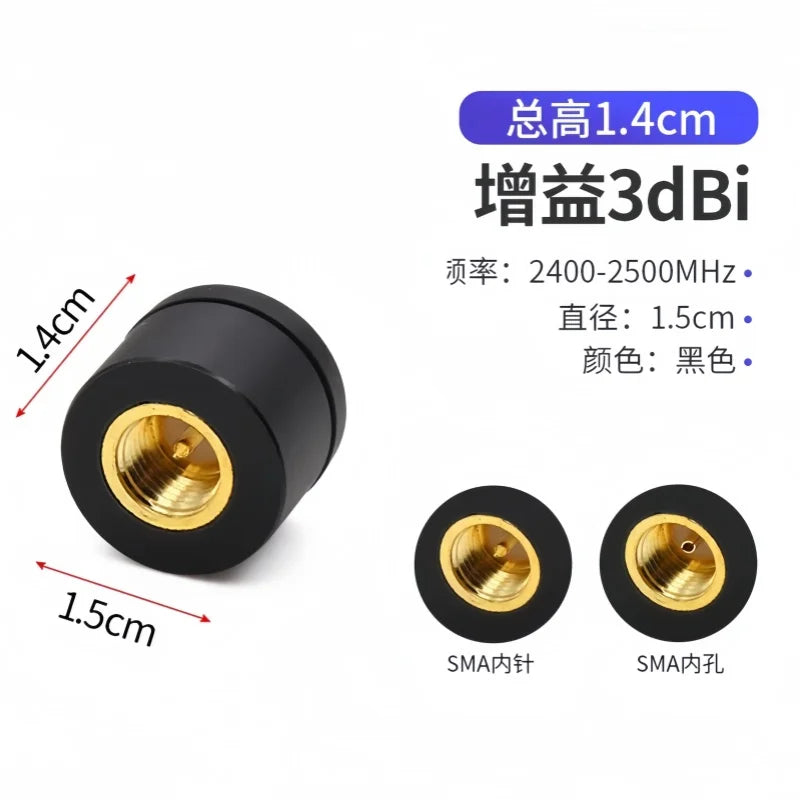2.4G Antenna Zigbee Mini Stick Smart Home Bluetooth Router Network Card 2.4GHz WIFI Aerial 3dBi RP-SMA Male/Female