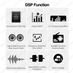 Car Radio Amplifier for Android Radio DSP Non Destructive Modification Speaker Enhance Sound Car Audio Processor 4 Channel