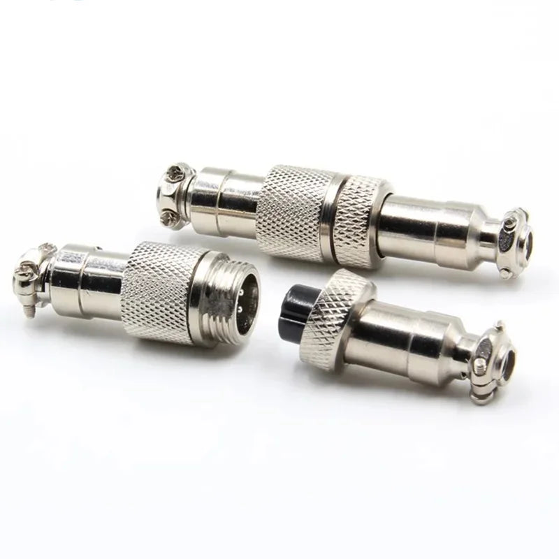 5/20PCS GX12 Connector 2/3/4/5/6/7 Pin Aviation Socket  Plug Docking Connector Male  Female Circular Connector 12mm