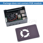 GeeekPi Raspberry Pi 4B Case Supports PoE Hat With 5V Cooling Fan