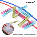 10-1000Pcs BHT0.5/BHT1.25/BHT2/BHT5 Butt Crimp Copper Tube Terminals 0.3-6 Heat Shrinkable Cable Insulation Waterproof Connector