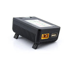 ToolkitRC M7 200W 10A Balance Charger Discharger With ADP100 for 1-6S Lipo Battery Voltage Servo Checker Receiver Signal Test