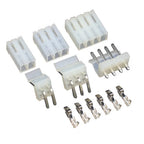 5 Sets 3.96mm CH3.96 Connector Kit (2/3/4/5/6/7/8/9/10P) - Straight & Bent Pin Headers, Sockets, Plugs & Terminals Included