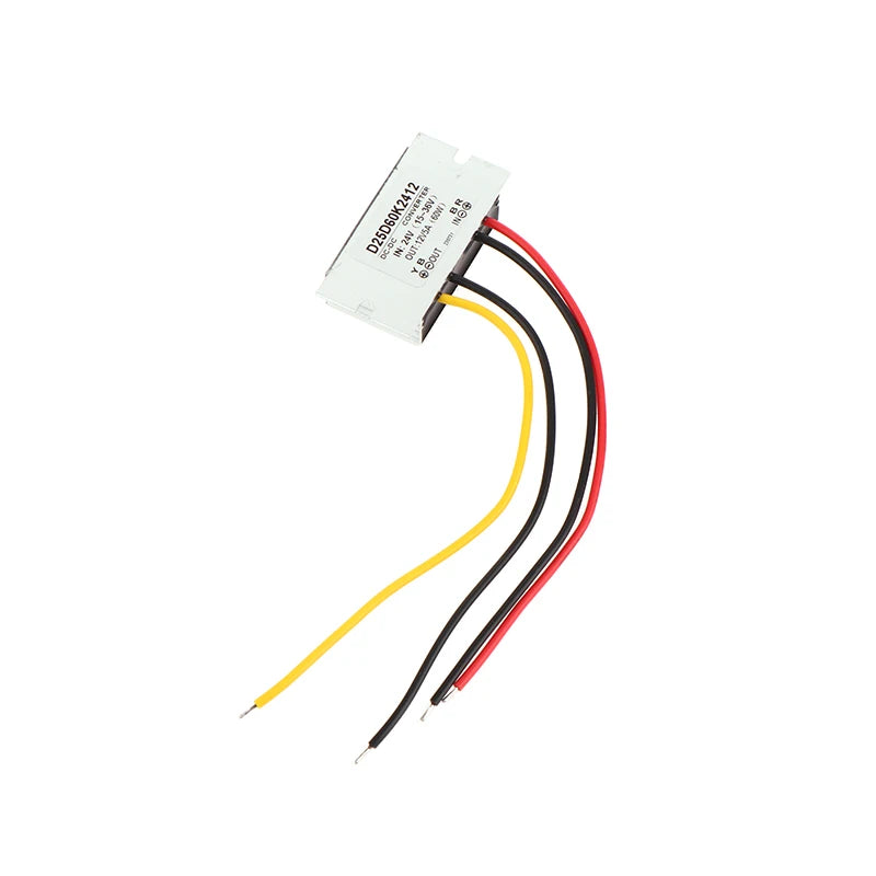 1Pc 24V To 12V 5A DC Step Down Converter Voltage Regulator Reducer Module Power Supply For Led Light Car Truck Boat.