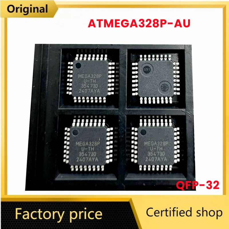 5PCS/Lot new original ATMEGA328P-AU MEGA328P 328P TQFP32 8-bit microcontroller IC chip