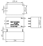 HLK-PM01 HLK-PM03 HLK-PM12 HLK-5M03/12 AC-DC 220V to 5V/3.3V/12V Mini Power Supply Module Intelligent Household Switch HLK-5M05.
