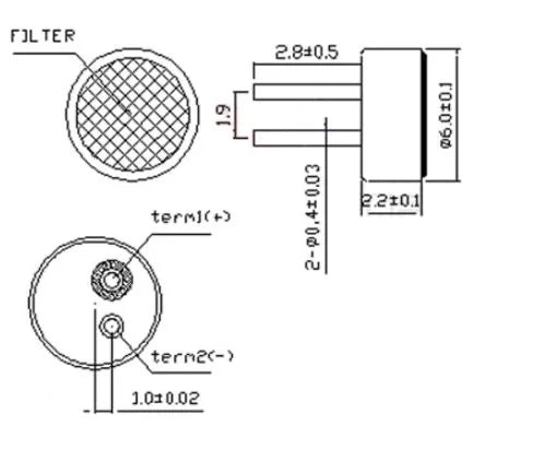 10PCS/LOT Microphone 6*5mm  6*2.2 9*7 4.5*2.2mm  MIC Condenser Electret Pickup 6x5mm 9x7mm 4.5x2.2mm 6x2.2mm MP3 Accessories