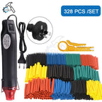 2:1 Heat Shrink Tube With 300W Hot Air Guns Kit EU US 110V 220V Heat Shrink Tubing Kit Cover Cable Repair Protection 1060/656pcs