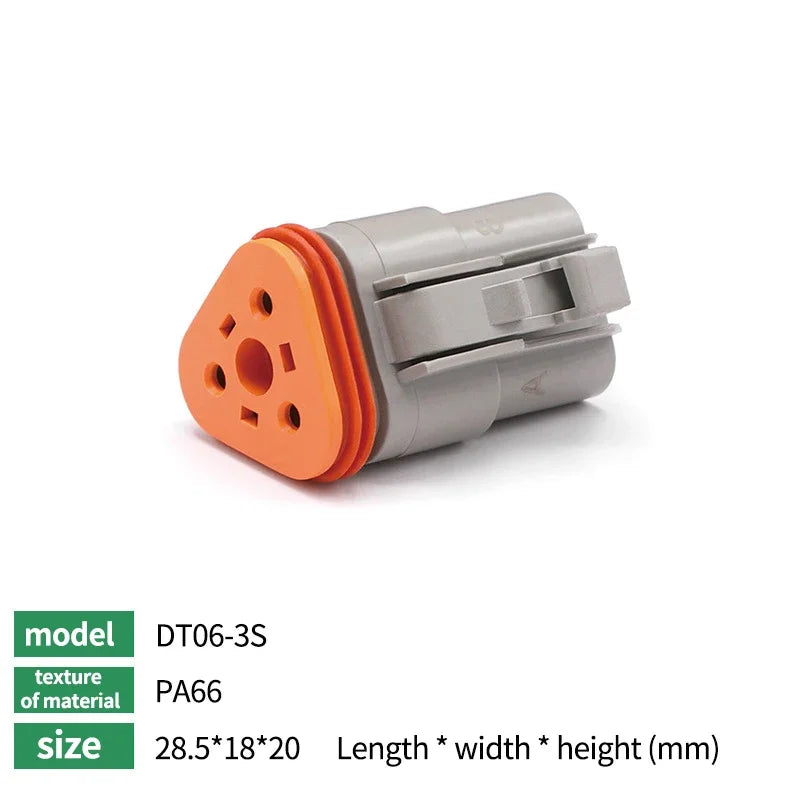 588pcs Deutsch Type Connector Kit Waterproof Wire DT Series Connector set DT06 04 2/3 / 4 pin 6/8/12 pin Sealed Plug