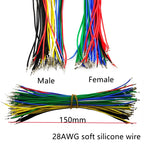 JST ZH 1.5mm Pitch Extension Cable Male Female Connector 2/3/4/5/6 Pin Housing Adapter with 28AWG Pre-Crimped Silicone Wire 15cm