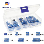 Dip Switch Kit In Box 1 2 3 4 5 6 8 Way 2.54mm Toggle Switch Red Snap Switches Mixed Kit Each 5PCS Combination Set
