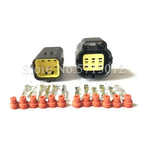 Denso 2/3/4/6/8/10/12 Hole Way Waterproof Wire Connector Plug Car Auto Sealed Electrical Set Car Truck Connector